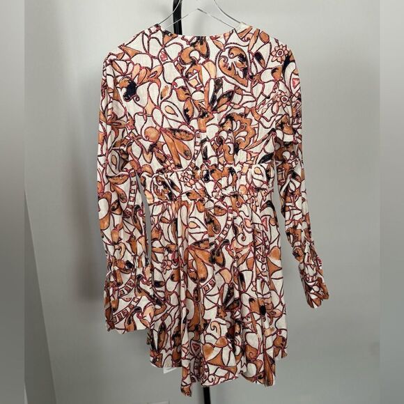 ⭕️ A.L.C Salina Linen Mini Dress US6 Medium - Picture 8 of 10